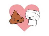 Poop and Toilet Paper Wallpaper 7