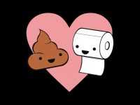 Poop and Toilet Paper Wallpaper 8