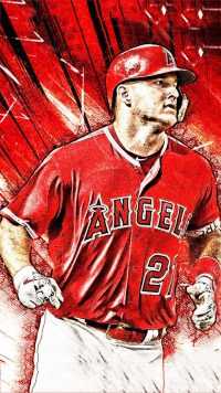 iPhone Mike Trout Wallpaper 1