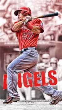 iPhone Mike Trout Wallpaper 7