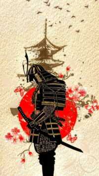 iPhone Samurai Wallpaper 7