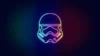 Neon Stormtrooper Wallpaper 7