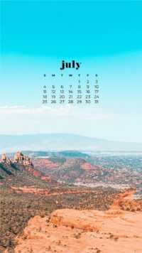 2021 July Calendar Wallpaper 7