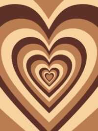 Brown Heart Wallpaper 1