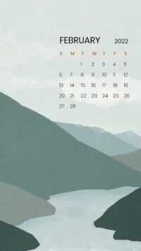 2022 February Calendar Wallpaper 9