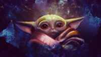 Baby Yoda Desktop Wallpaper 3