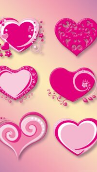 Pink Heart Wallpaper 6