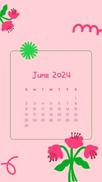 June Calendar 2024 Wallpaper 9