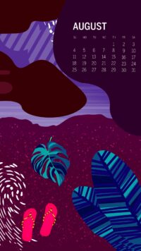 August 2024 Calendar Wallpaper 1