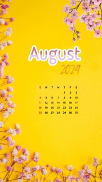 August Calendar 2024 Wallpaper 6