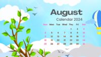 August Calendar 2024 Wallpaper 2