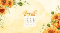 2024 August Calendar Wallpaper 8