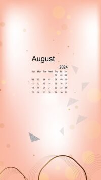 2024 August Calendar Wallpaper 6