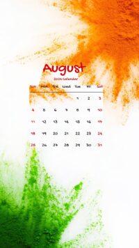 2024 August Calendar Wallpaper 8