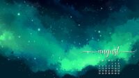 2024 August Calendar Wallpaper 3