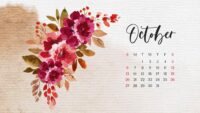 October 2024 Calendar Wallpaper 11