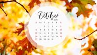 October 2024 Calendar Wallpaper 3